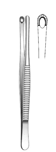 [IU-00499P] Pinza para agarrar tejido modelo ruso premium - longitud = 20 cm / 8"