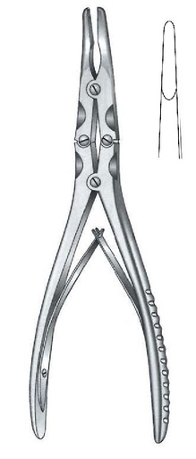 [IU-07372P] Beyer premium rongeur, straight - length = 18 cm / 7"