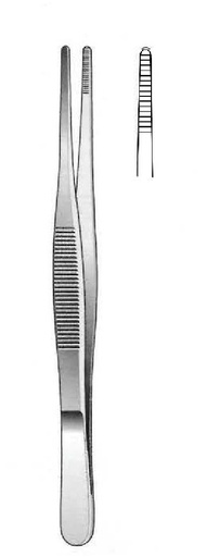 [IU-00410P] Pinza para disección modelo estrecha estándar premium - longitud = 25 cm / 10"