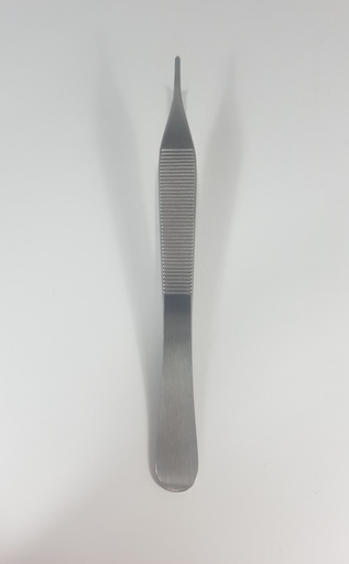 [IU-00465] Pinza de Disección Adson con Punta Recta, Con Dientes de 1:2 - Longitud de 15 cm