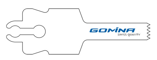 [IU-SB13.N/208.0625.060] Hoja de Sierra no estéril 25 mm x 06 mm x 0,60 mm