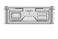 Base de Contenedor para Esterilización de Modelo A1 - No Perforado de Tamaño Tres Cuartos 3/4 - 475 x 272 x H mm