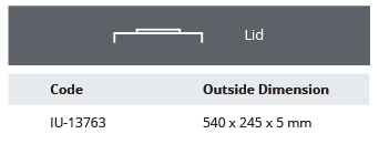 Tapa para Cesta de Malla de Alambre, Diámetro de 1 mm y Malla 4 x 4 mm
