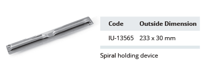 Dispositiu de retenció en espiral - L x 30 mm