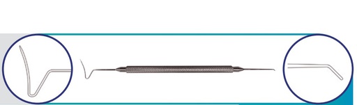 [IU-BH2021] Elevador de Colgajo y Espátula de Retratamiento de IntraLase - Doble Extremo