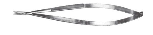 Tijera para Iridectomía de Noyes, Delicada - Longitud de 10,5 cm
