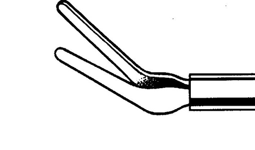 Pinza para Vitrectomía con Mango y Conector - Diámetro de 20G 0,9 mm