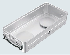 Base de Contenedor para Esterilización de Modelo Barrera B3 con Sistema Bio Stop de Aluminio - Tamaño Completo 1/1 - 600 x 272 x H mm