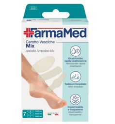 [IU-F109201802] Apósitos Hidrocoloides para Ampollas Mix de FarmaMed, 3 Tamaños - Caja de 7 Unidades