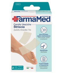 [IU-F109221802] Apósitos Tiras Recortables para Prevención de Ampollas de FarmaMed, 2 Tamaños - Caja de 2 Unidades